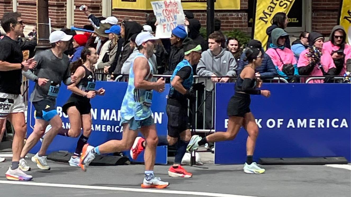 La fierté d’un coureur d’avoir complété le marathon de Boston
