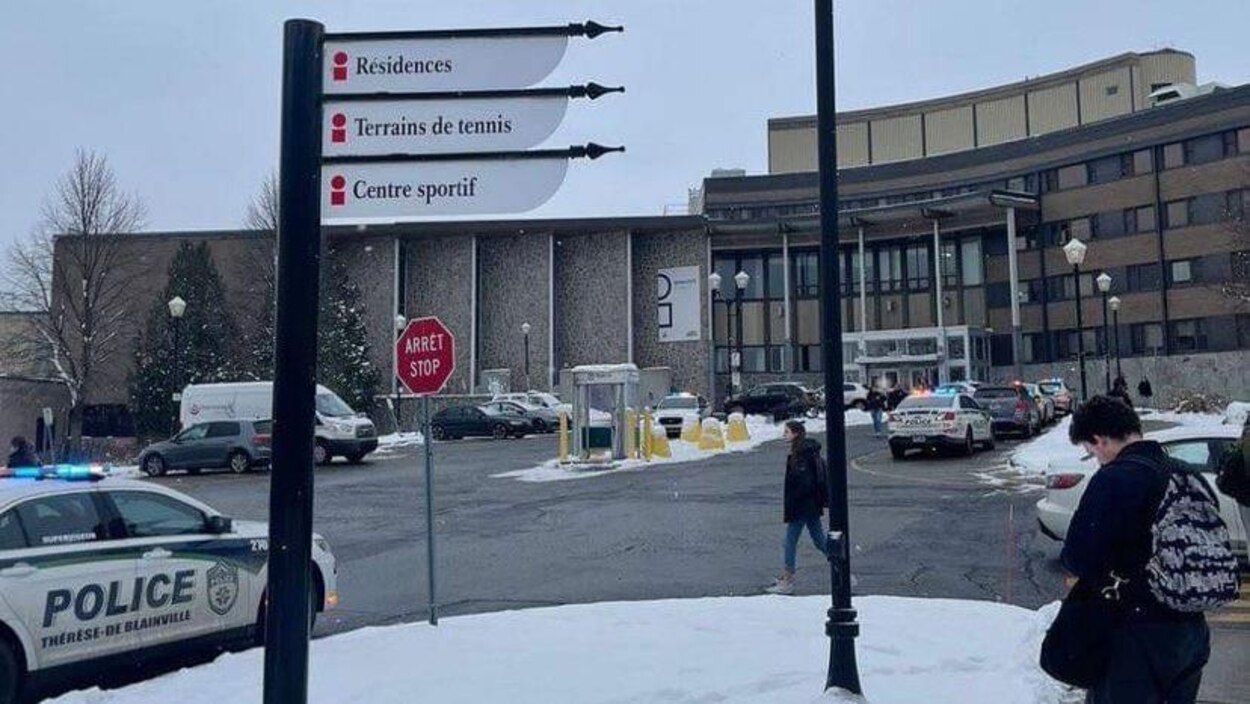 Confinement au Collège LionelGroulx le suspect tenait une armejouet