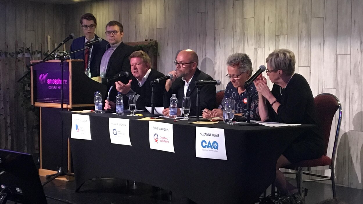 Débat électoral en AbitibiOuest une soirée sans éclat RadioCanada