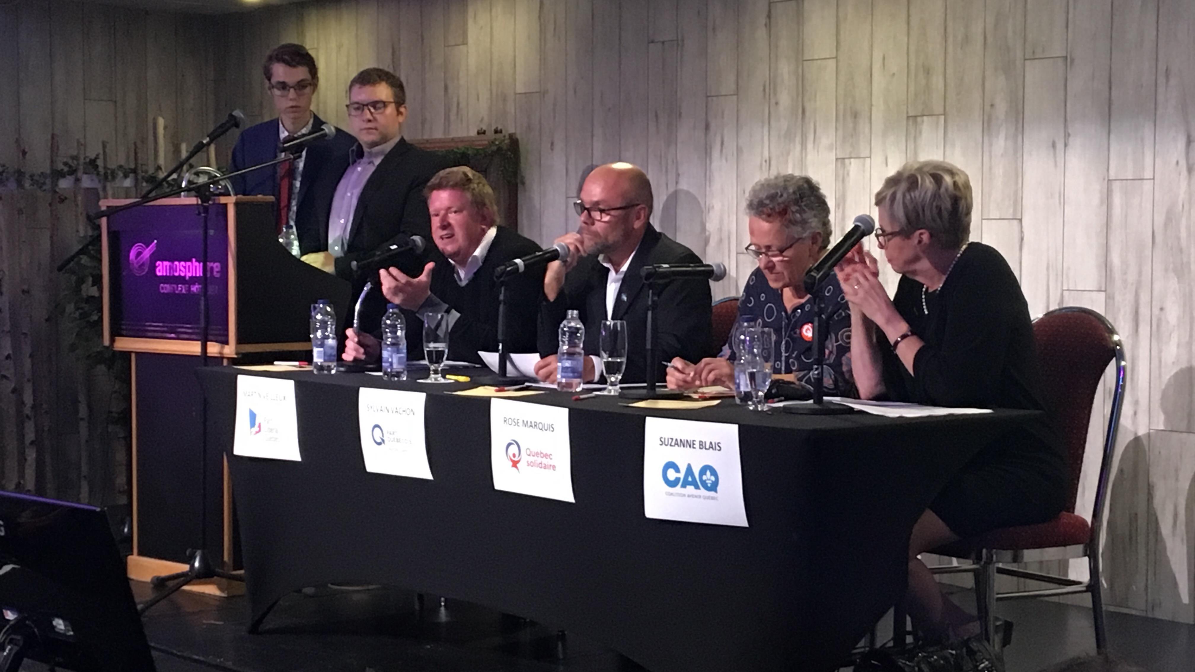 Débat électoral en AbitibiOuest une soirée sans éclat RadioCanada