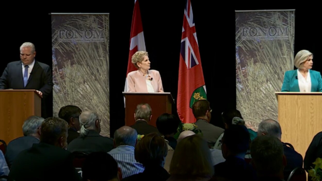 Un débat animé entre les chefs à Parry Sound Élections Ontario 2018