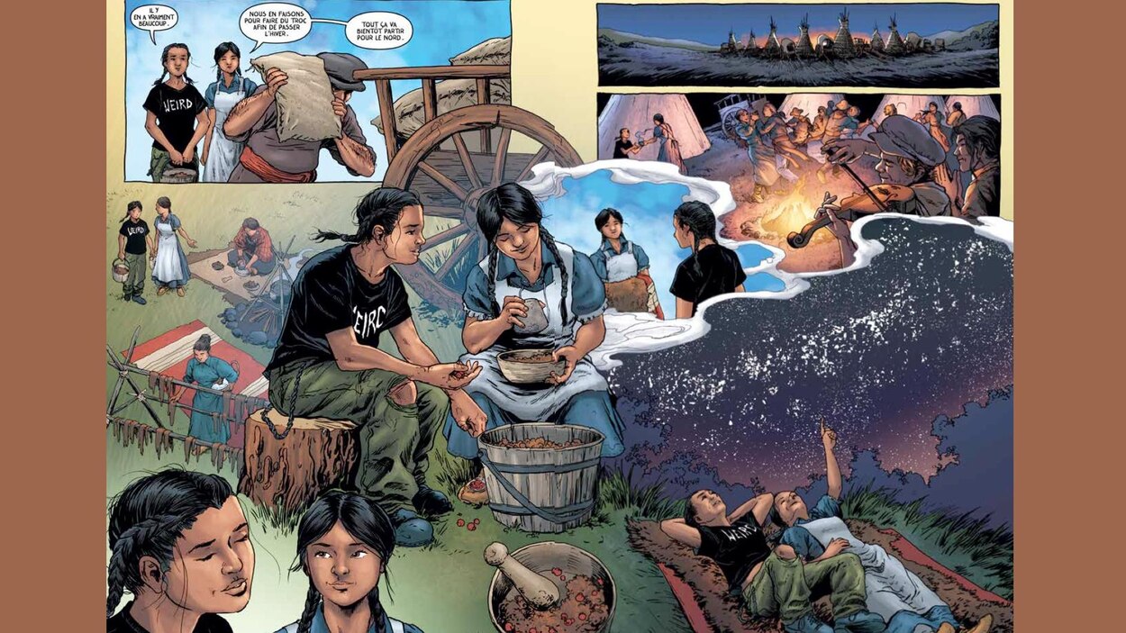 Les grands moments de l’histoire des Métis en bande dessinée RadioCanada