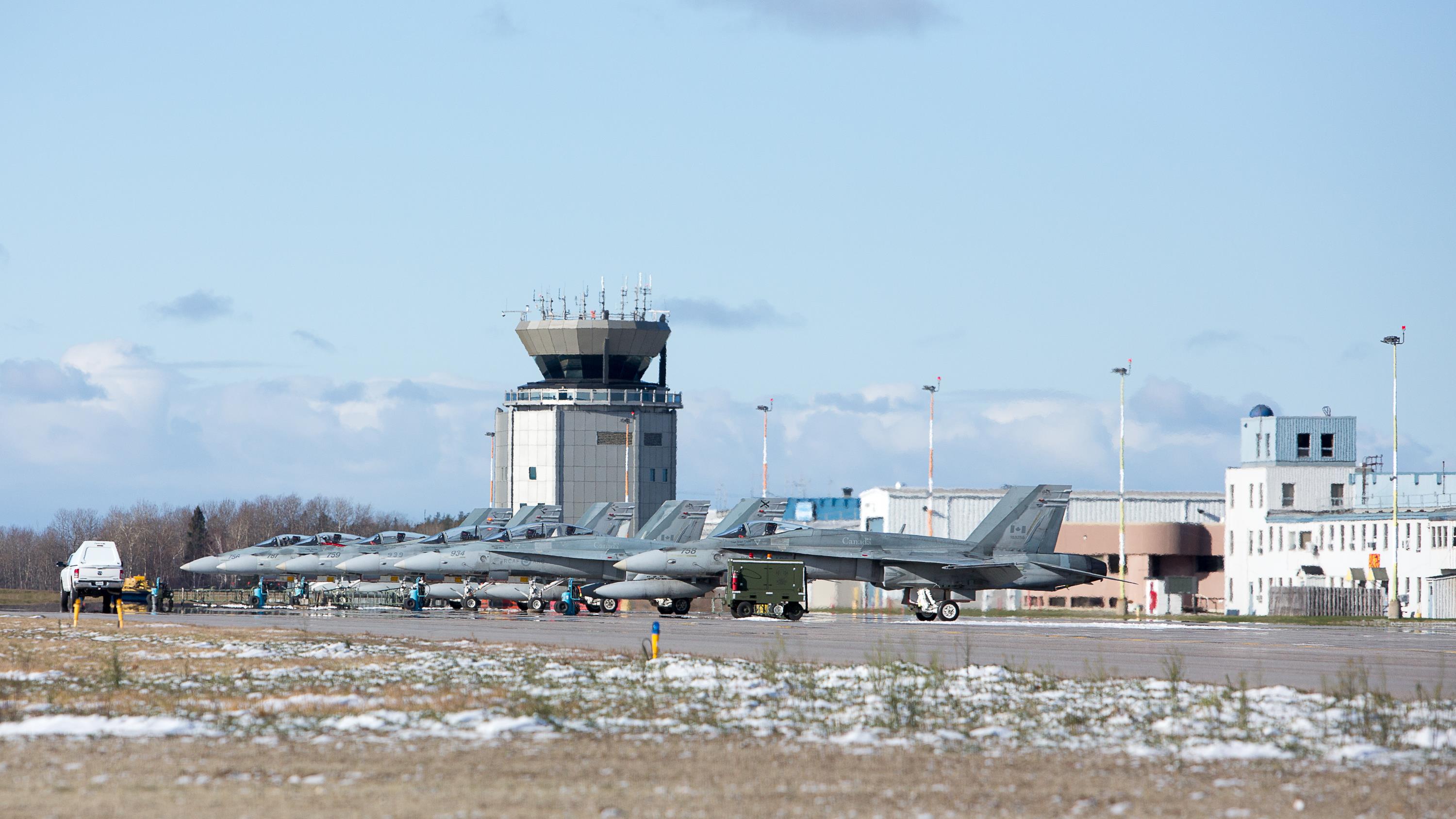 Un Fauconnier Au Service Des Avions De Chasse De Bagotville Radio Canada Ca
