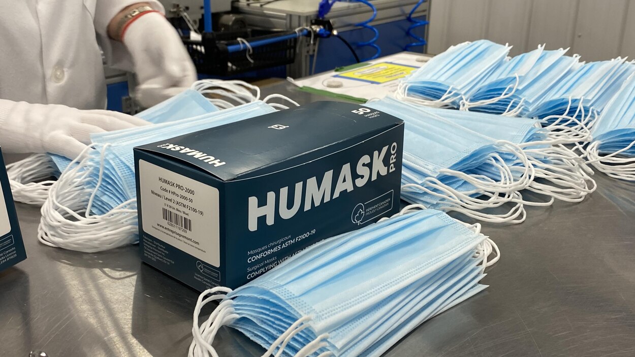 Les masques d’Entreprise Prémont à Louiseville distribués dans le ...