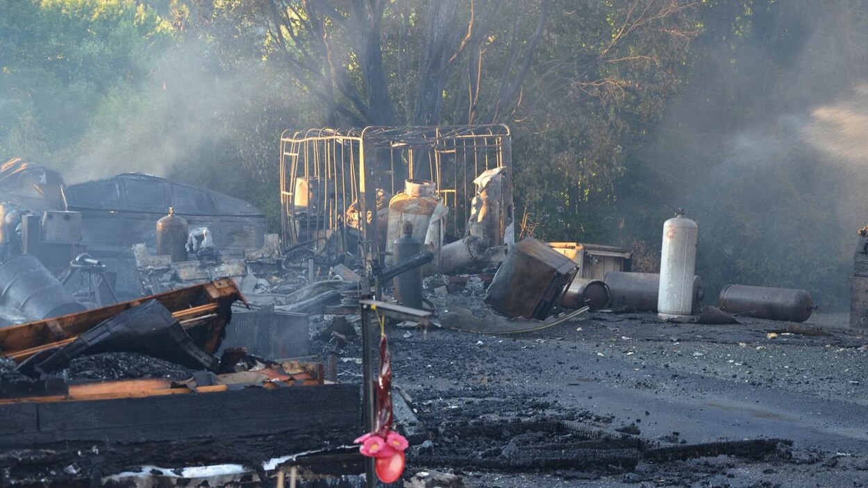 Explosion de propane à Val-des-Sources : le commerce de distribution ...