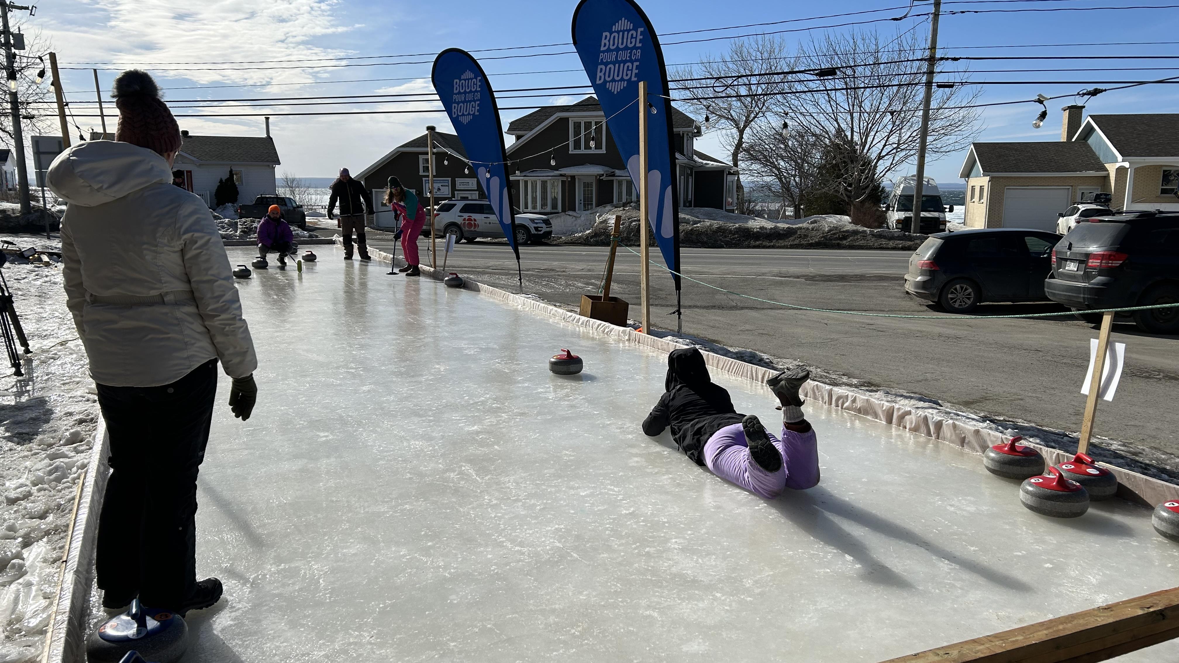 Curling et disco-patin pour lancer Février festif