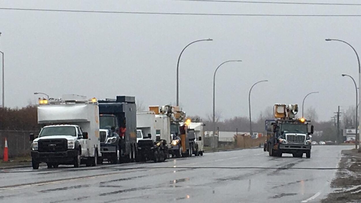 Retour à la normale sur le boulevard Maloney, après la chute de lignes
