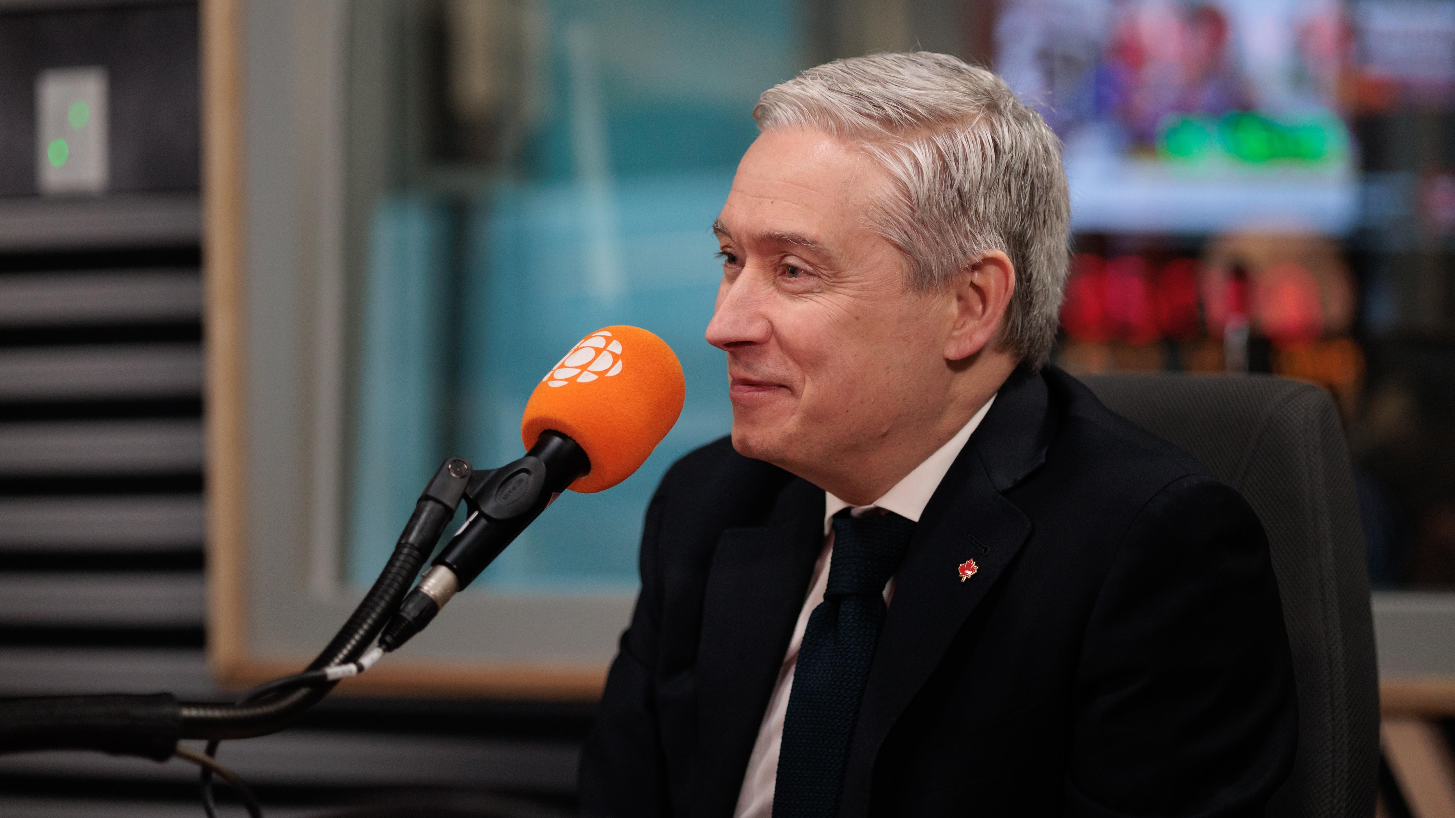 Le ministre fédéral des Finances, François-Philippe Champagne, de passage au N.-B.
