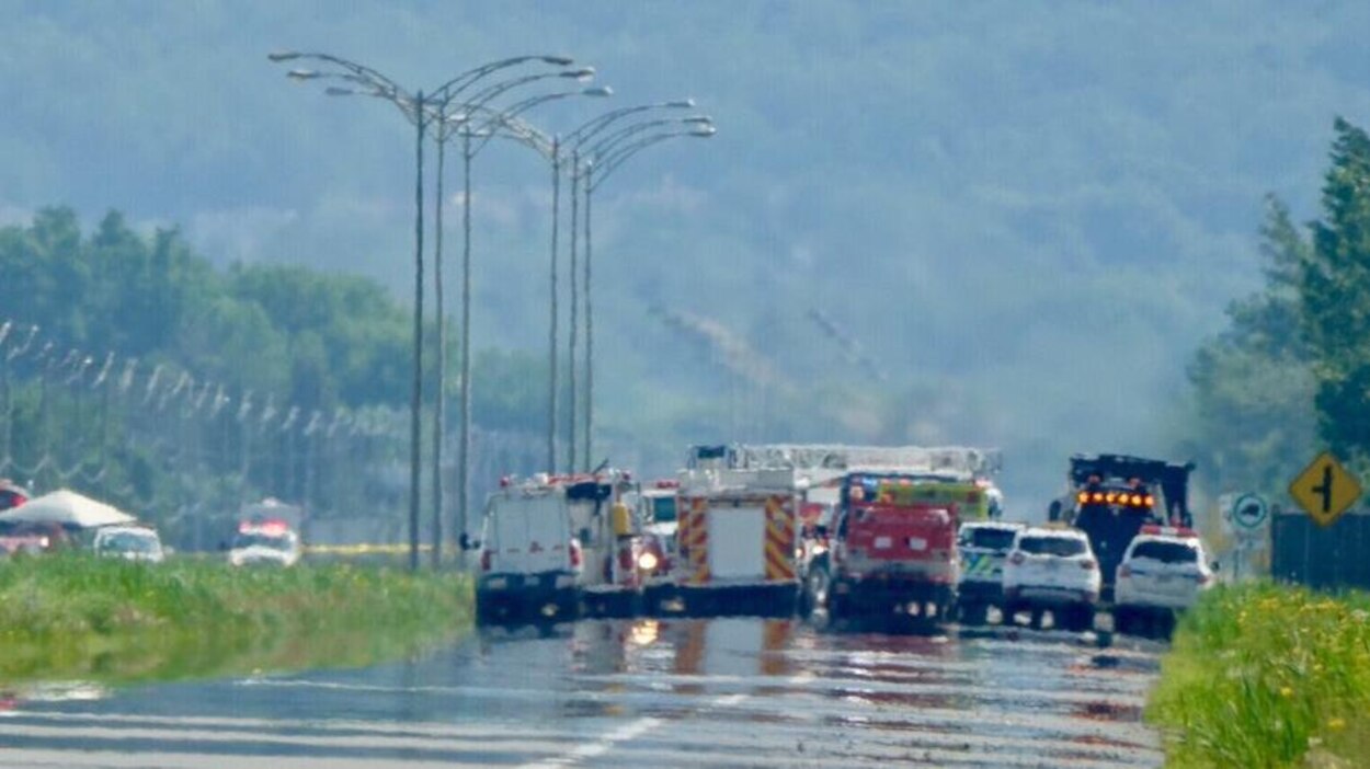 La route 116 partiellement rouverte après une fuite de gaz RadioCanada