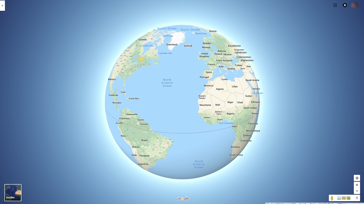 La Terre Est Maintenant Ronde Sur Google Maps Radio Canada Ca