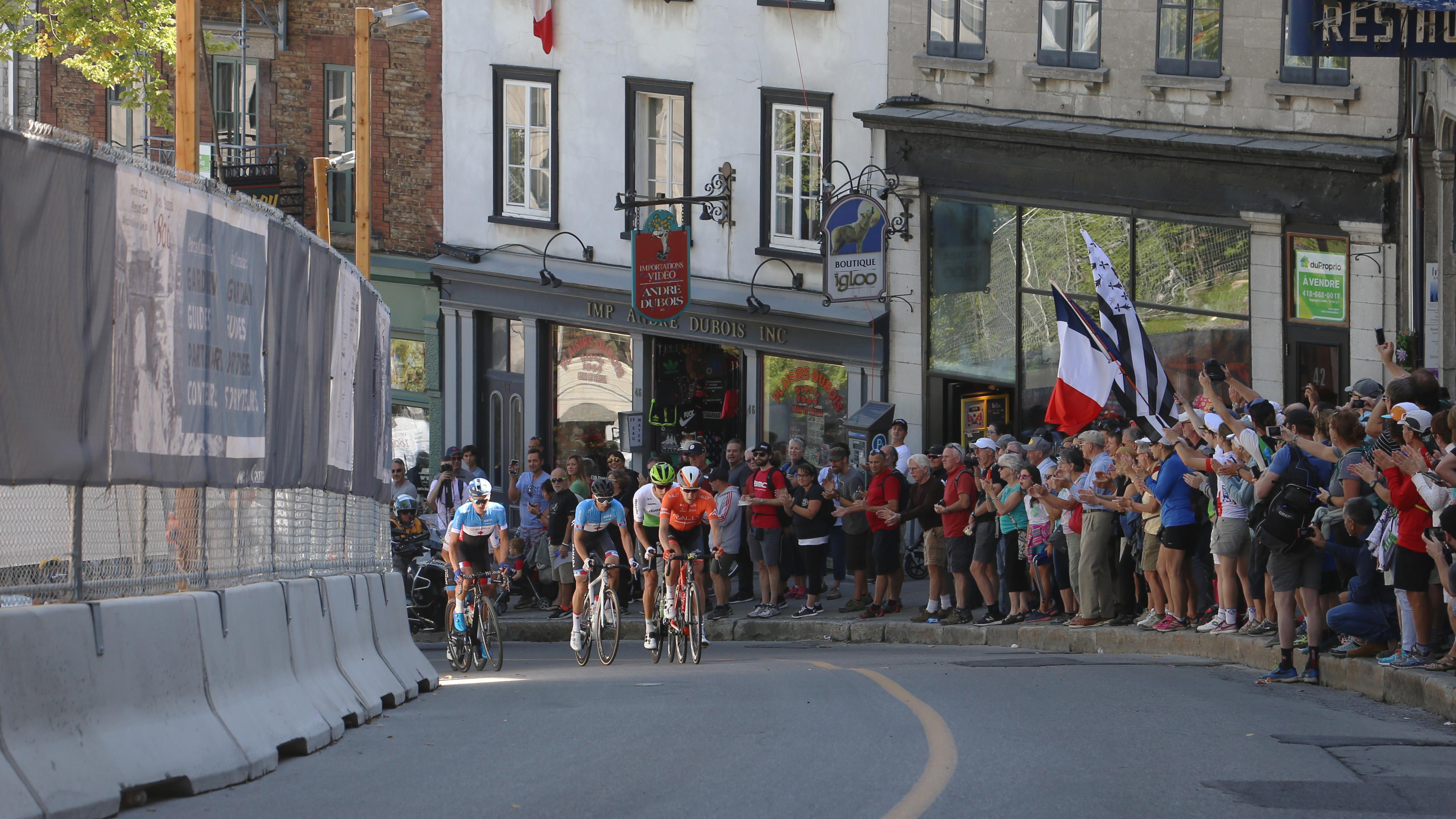 Le Grand Prix Cyclistes dans les rues de Québec