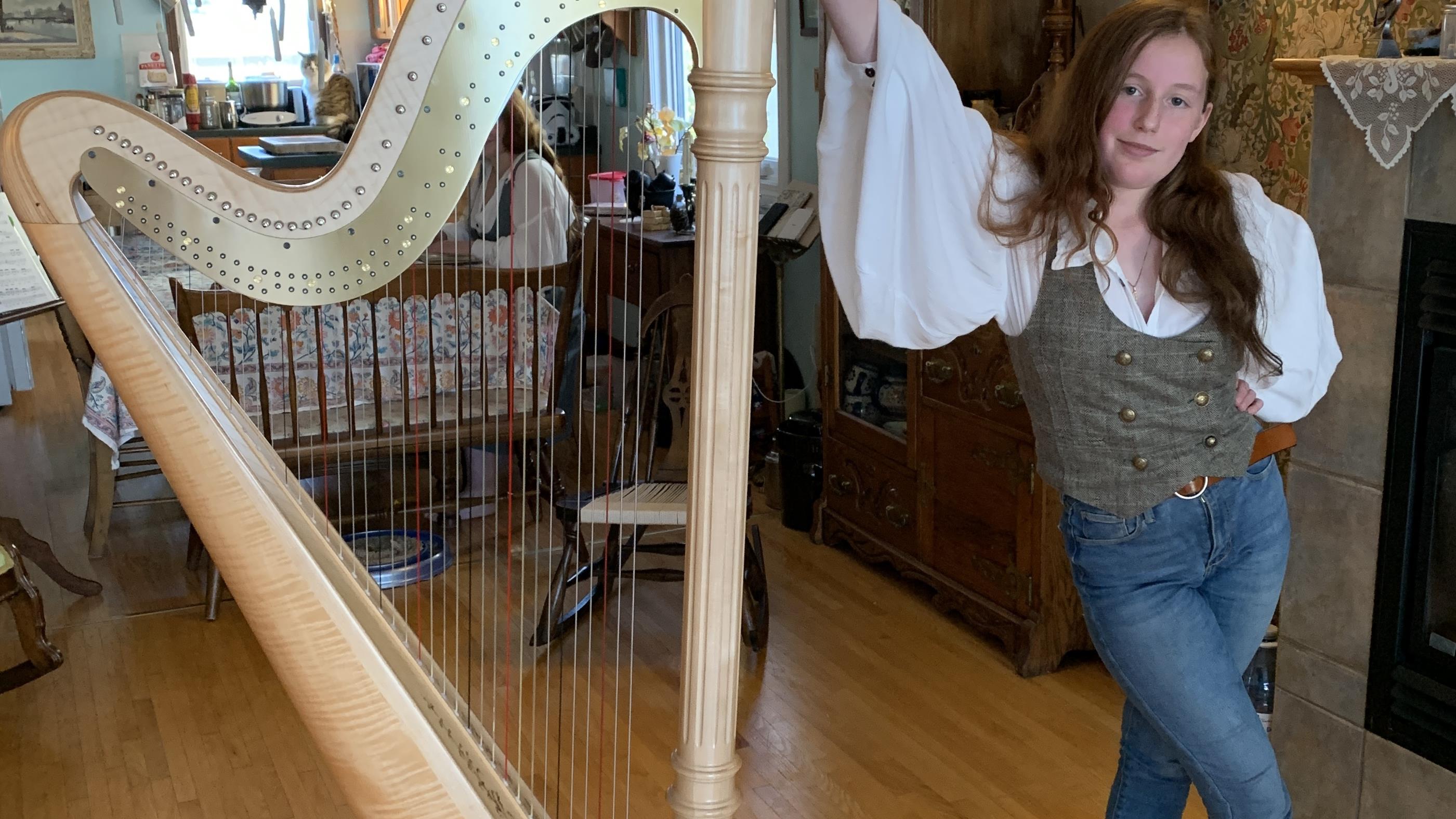 Rose-Aimé Davoine, passionnée de la harpe
Rose-Aimé Davoine, passionnée de la harpe