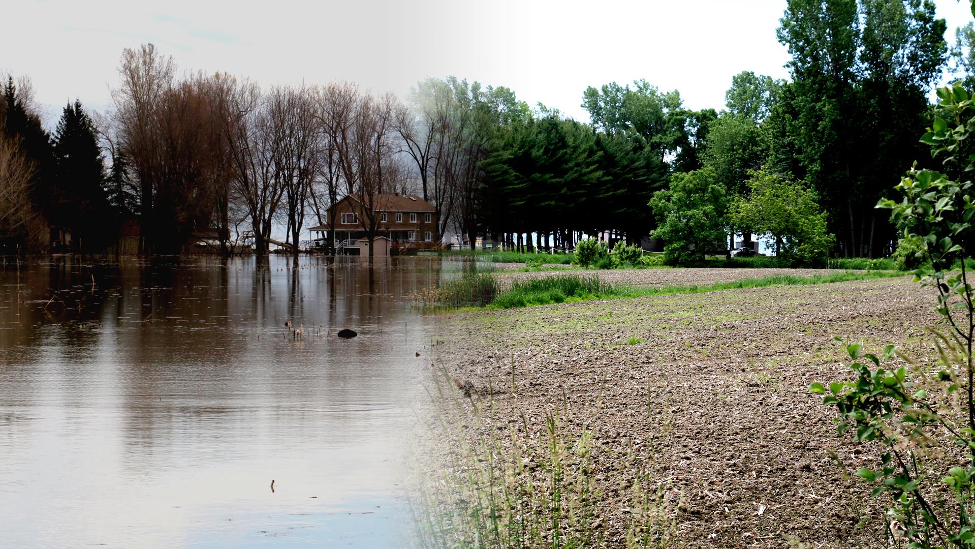 Nos Photos Avant Apres Des Inondations En Mauricie Radio Canada Ca