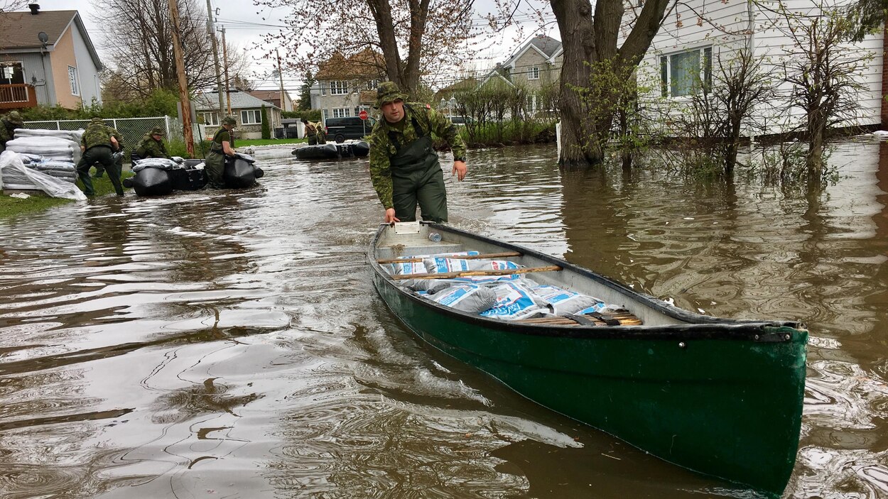 La plus récente carte des zones inondables de Pierrefonds date de 1980