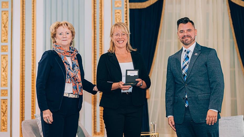 La lauréate du prix Mérite du Conseil interprofessionnel du Québec
La lauréate du prix Mérite du Conseil interprofessionnel du Québec