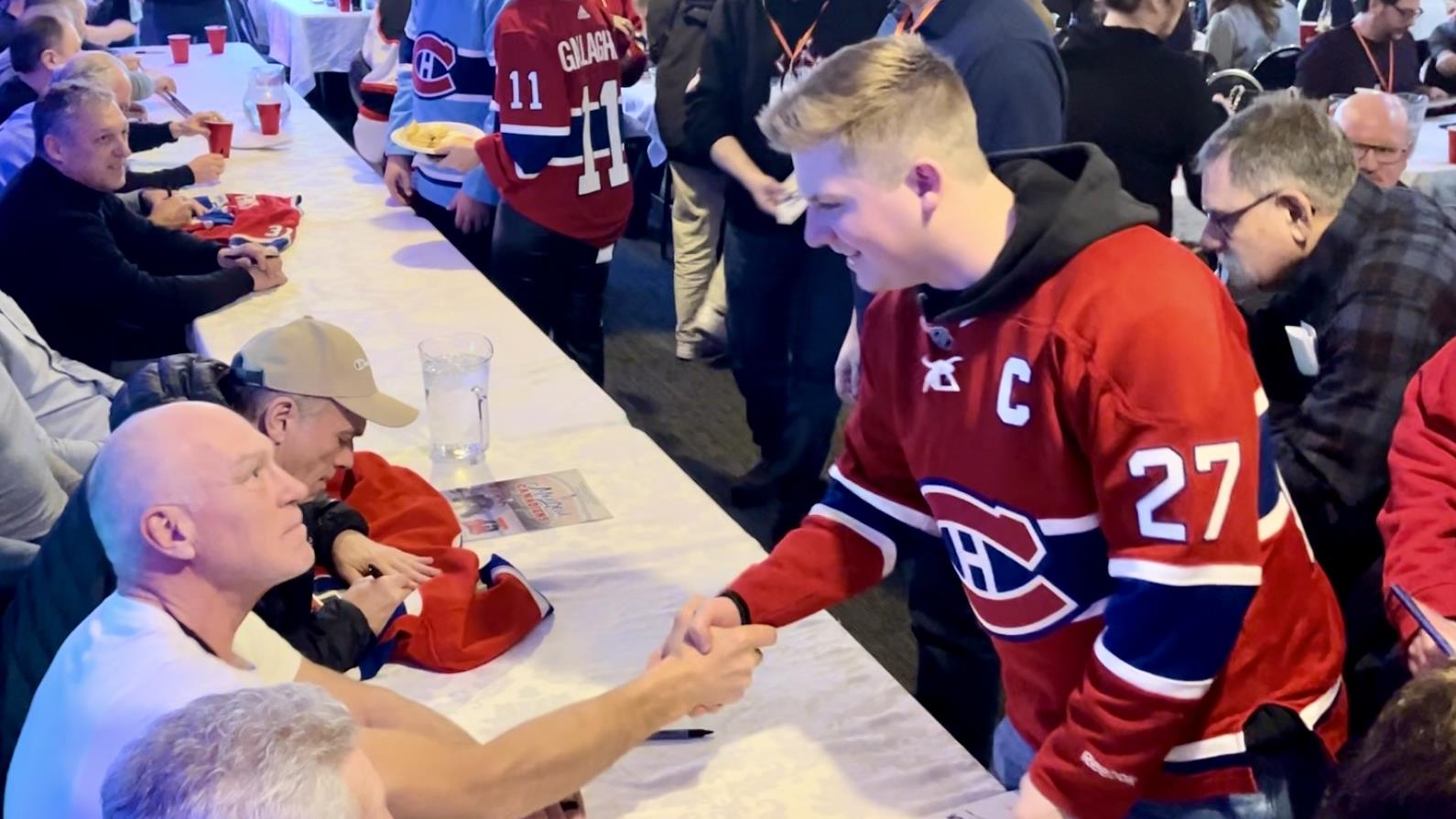 Les Habs de La Broquerie ont rencontré leurs idoles, une « expérience