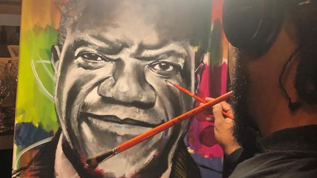 Un Artiste Veut Immortaliser Les Nouvelles Icones Noires Radio Canada Ca