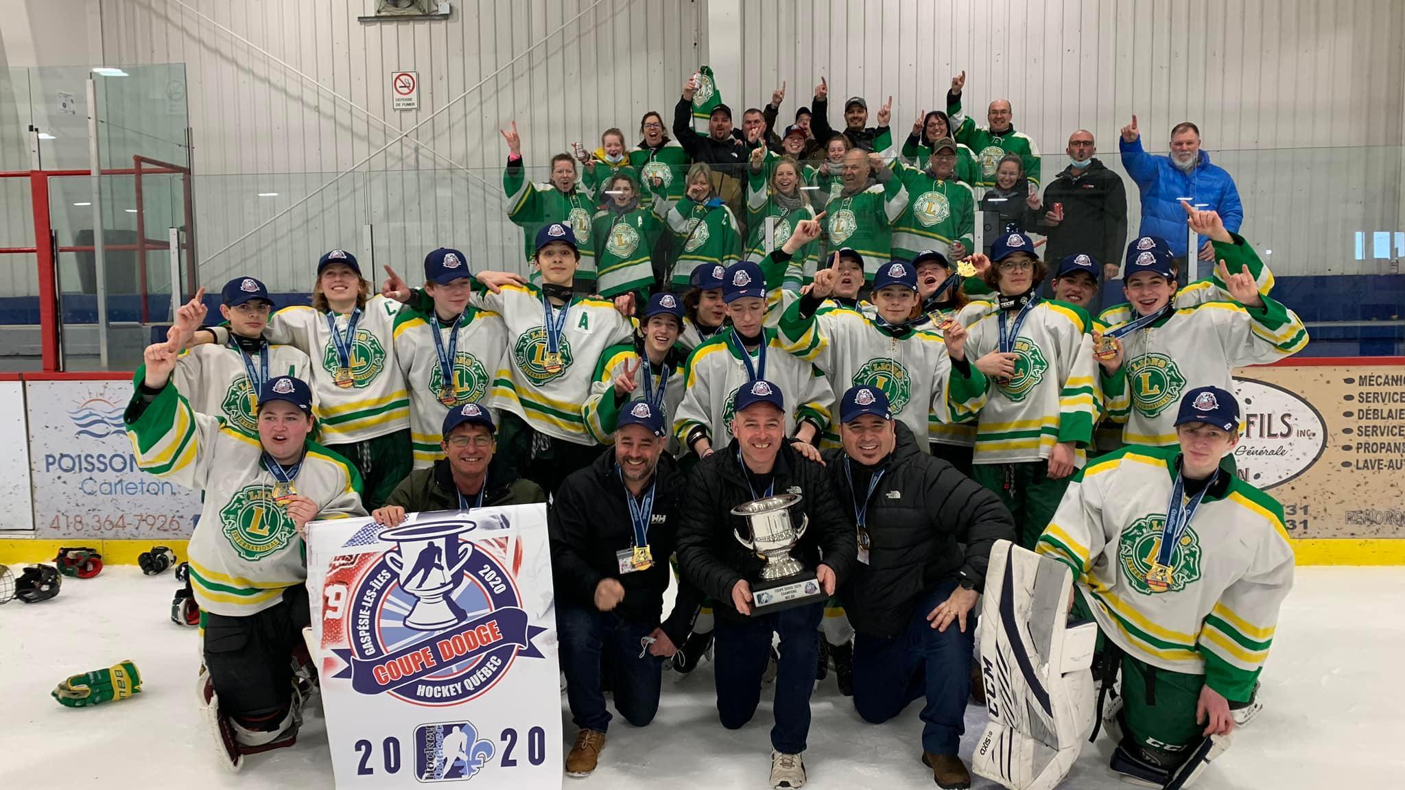 Les Lions de La Sarre Bantam BB sont champions de la Coupe Dodge 
Les Lions de La Sarre Bantam BB sont champions de la Coupe Dodge