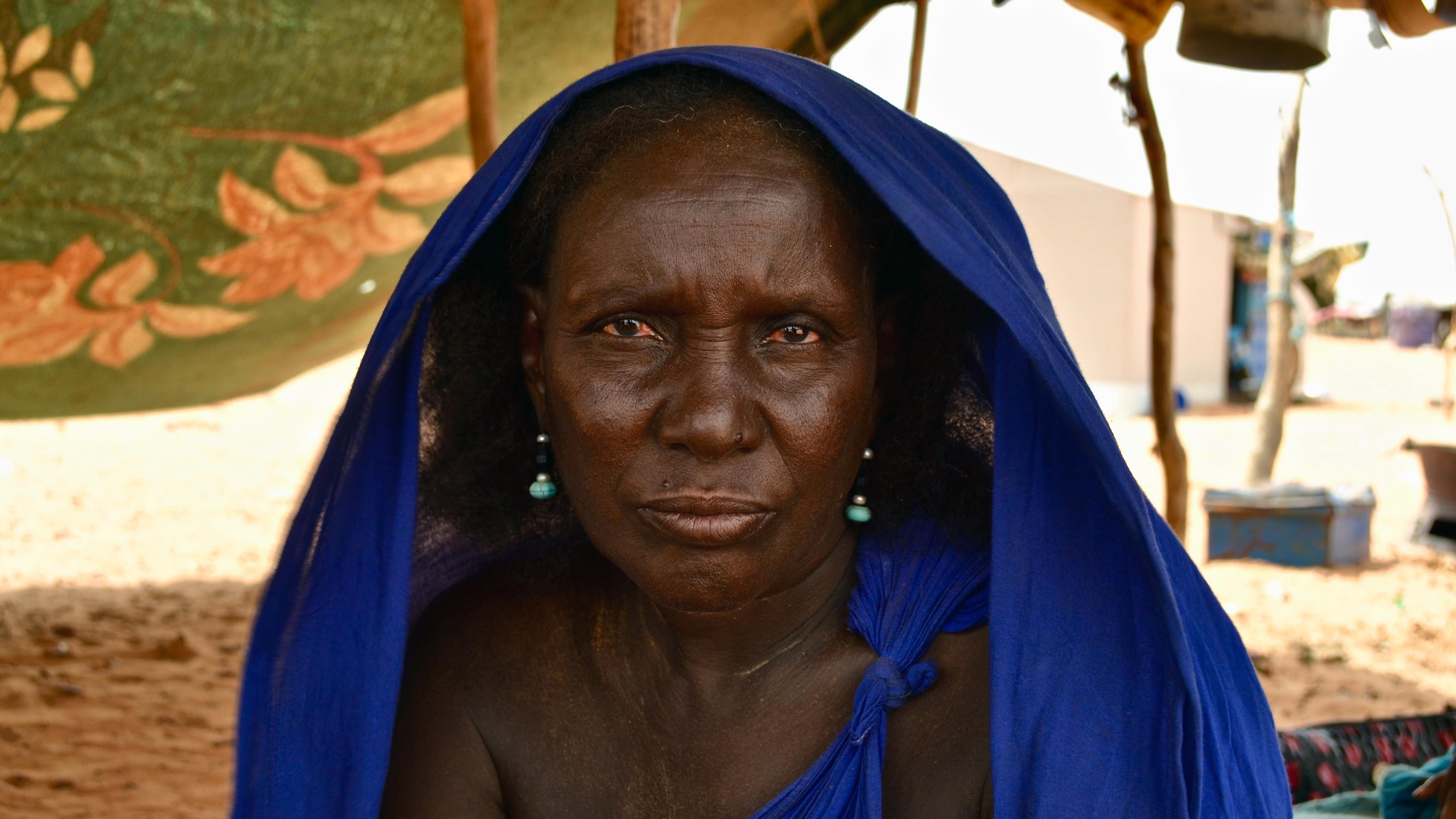 Dada Walet Mohamedoune, 60 ans, réfugiée malienne