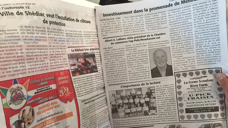 L’hebdomadaire francophone Le Moniteur acadien change de propriétaire
L’hebdomadaire francophone Le Moniteur acadien change de propriétaire