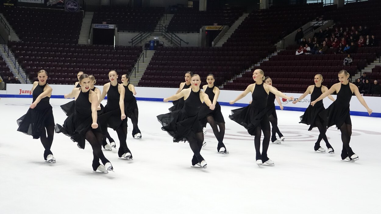 Championnats du monde juniors de patinage synchronisé le Canada