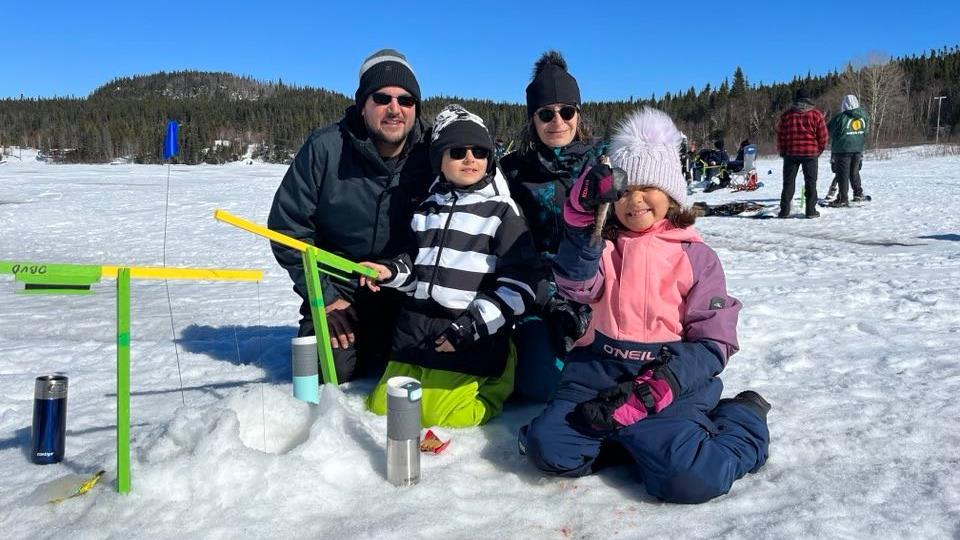 La pêche sur glace au lac des Rapides avec  l'OBV Duplessis
La pêche sur glace au lac des Rapides avec  l'OBV Duplessis