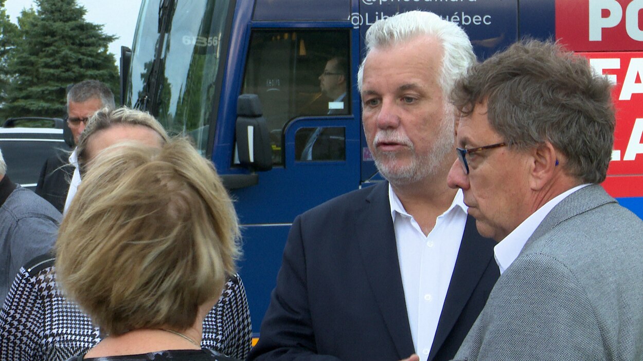 Philippe Couillard de passage à RivièreduLoup Élections Québec 2018