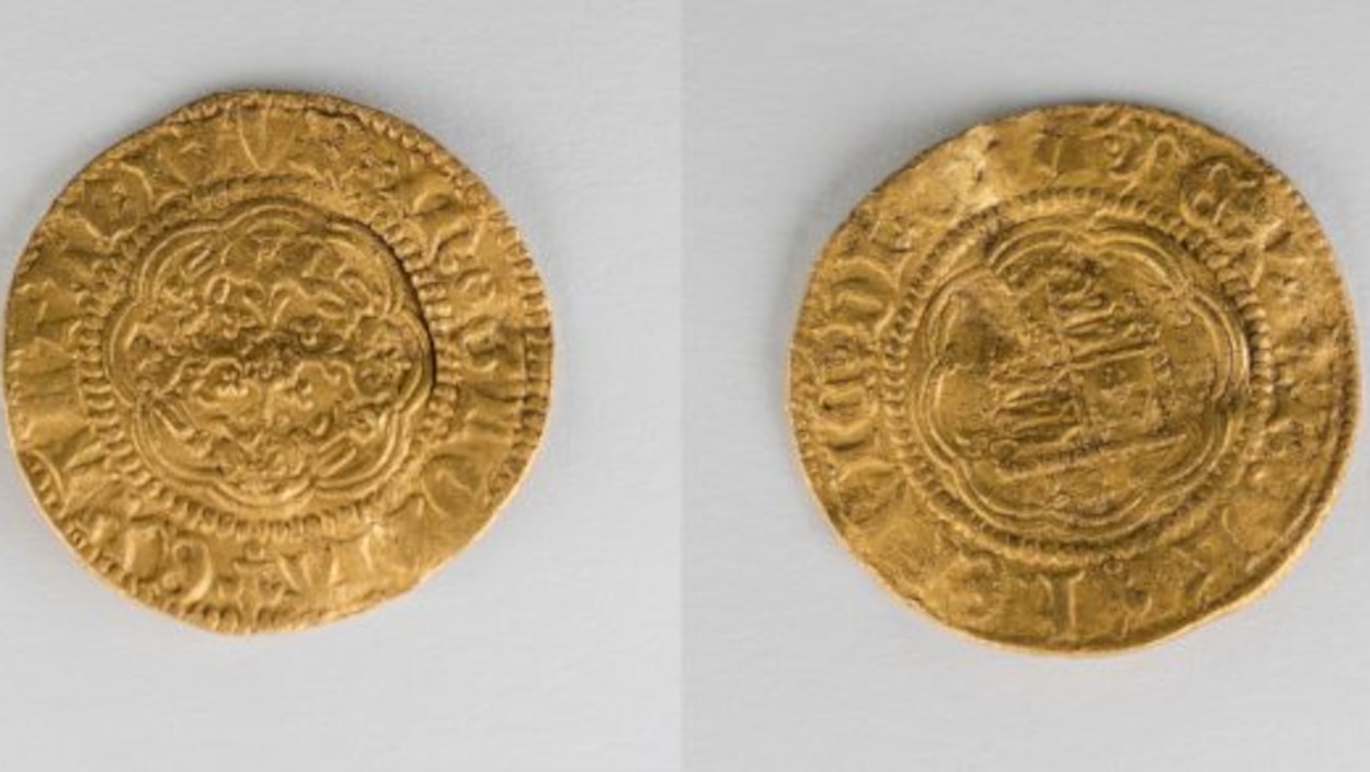 Une pièce d'or très ancienne retrouvée à Terre-Neuve