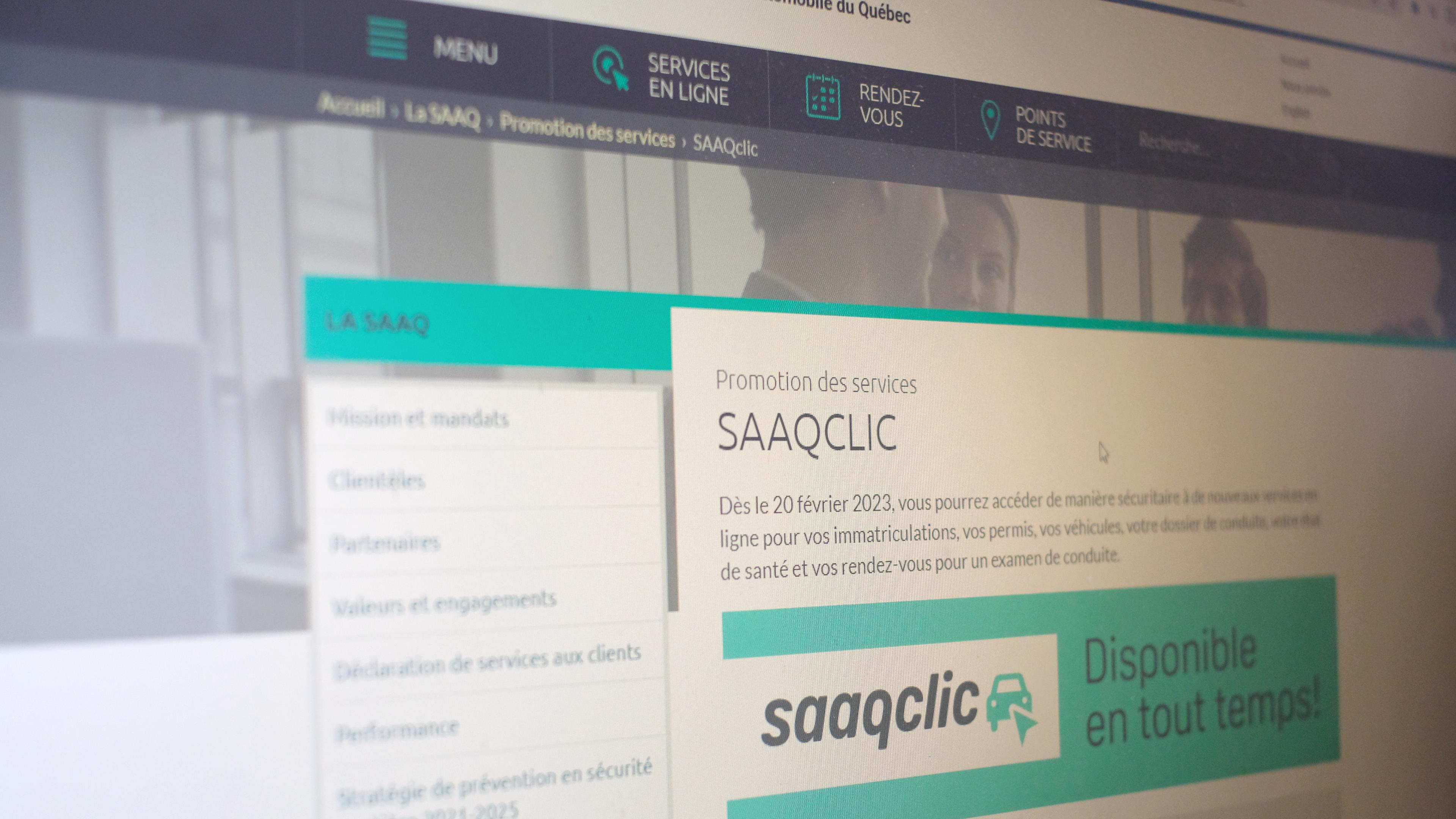 SAAQclic : un portail numérique pour faciliter les démarches des ...