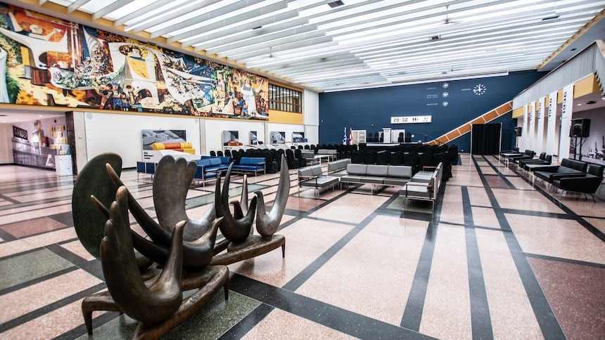 Le salon international de l’aéroport de Gander désigné patrimonial