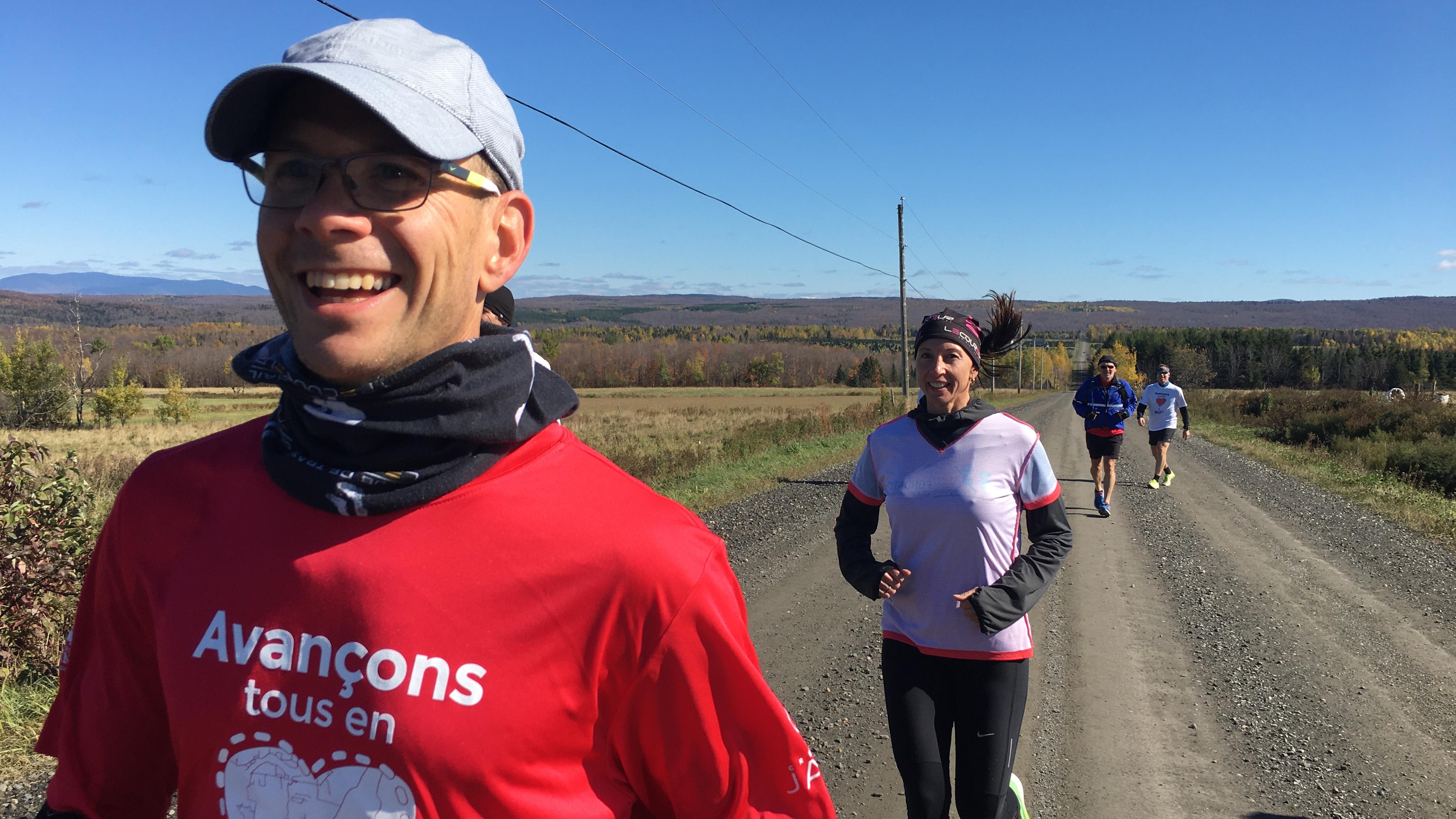 Peter Roulier 10 marathons en 3 jours pour Sébastien Roulier | Radio-Canada