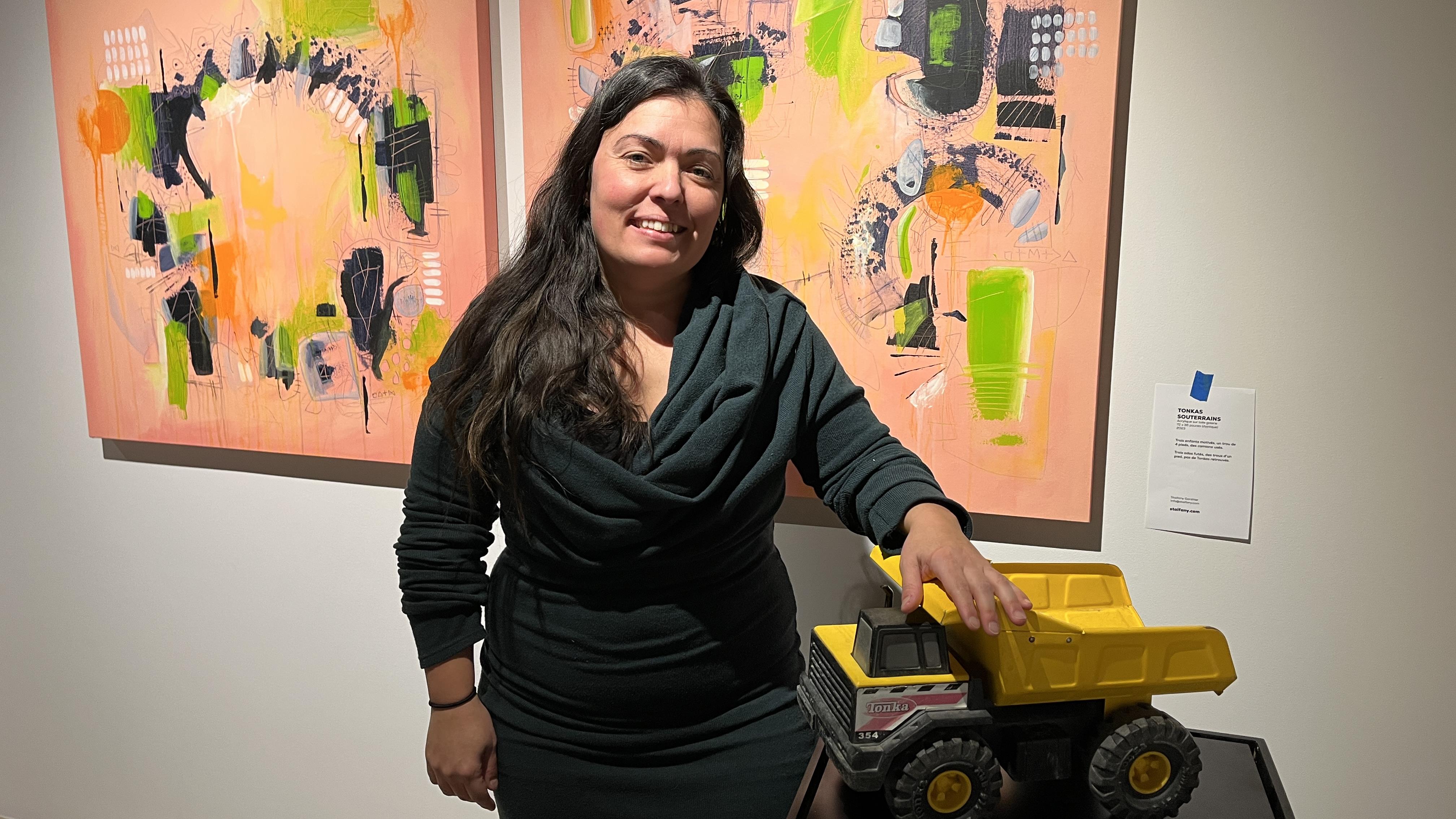 Une première exposition professionnelle pour Staifany Gonthier
