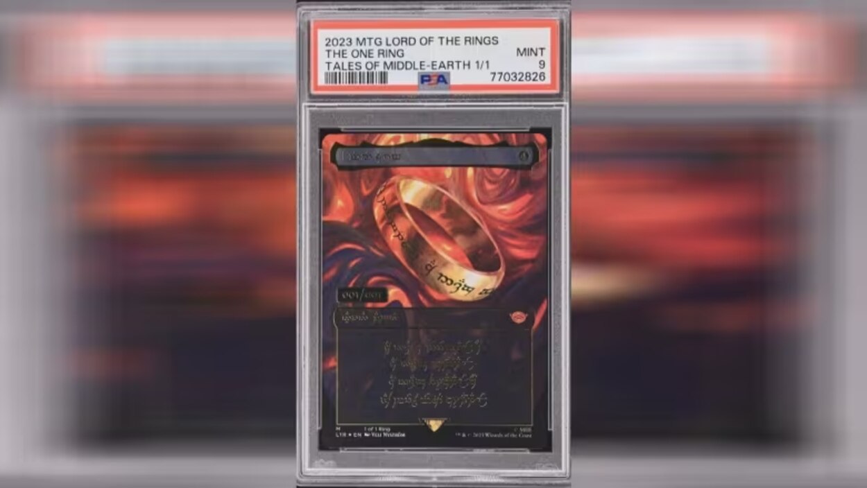 My hands were literally shaking': Ultra-rare 'One Ring' game