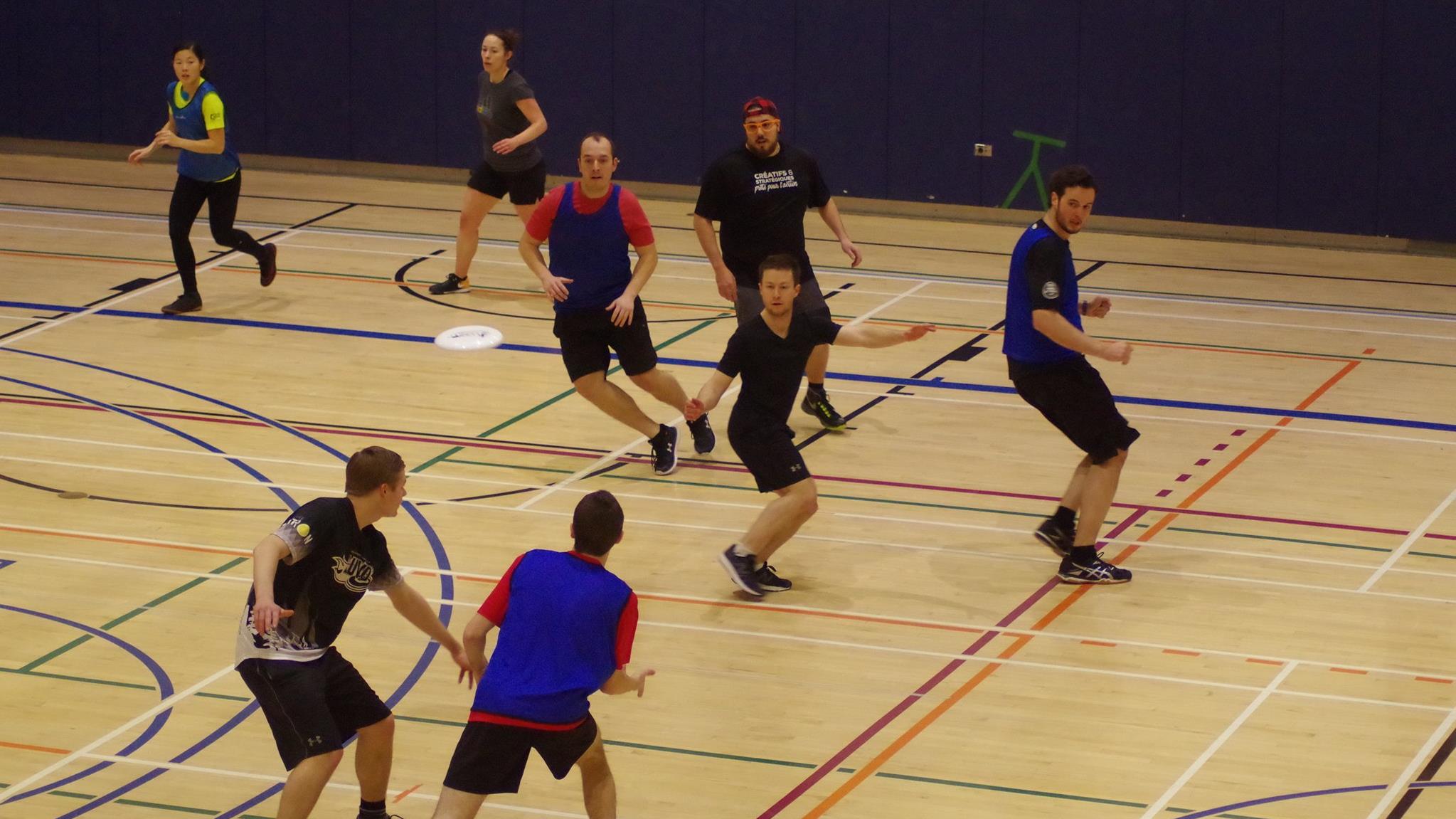 Un tournoi d'ultimate hivernal à RouynNoranda