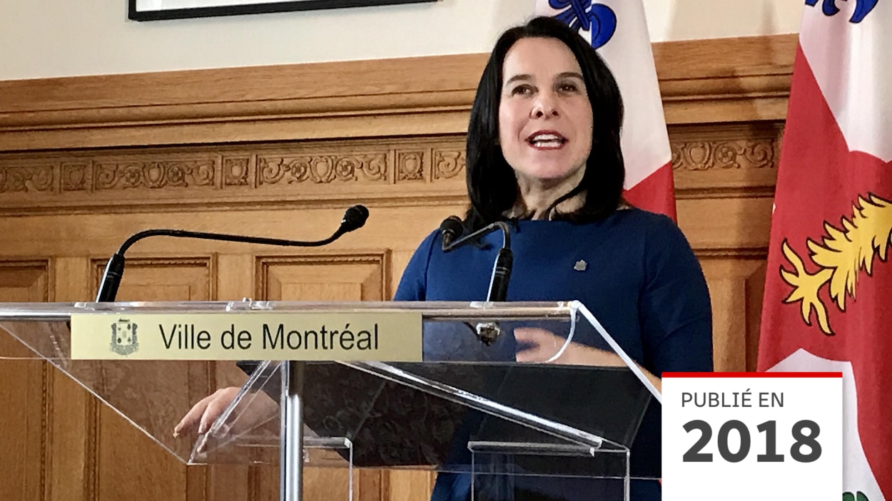 The mayor of Montreal releases her schedule