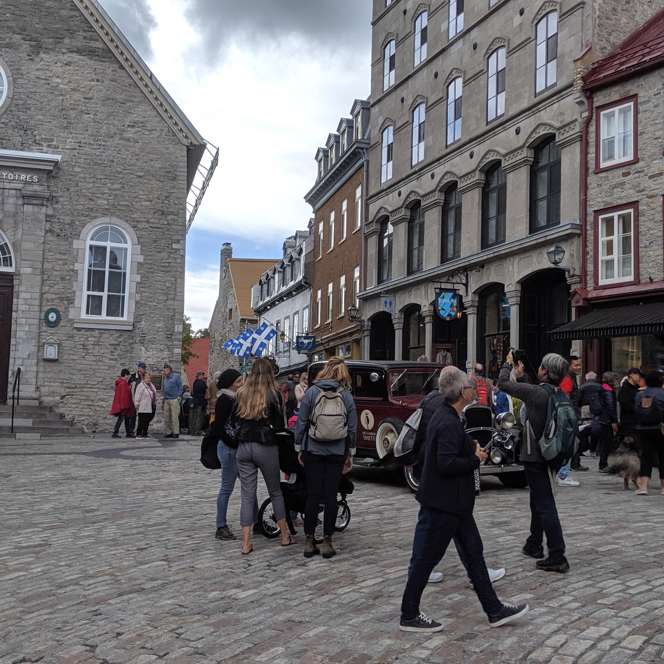 Las calles del Viejo Quebec atraen muchos turistas. 