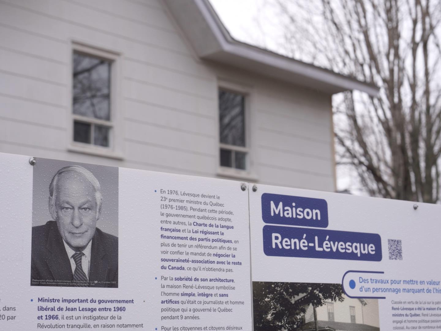 Nouvelle étape franchie dans la restauration de la maison René-Lévesque