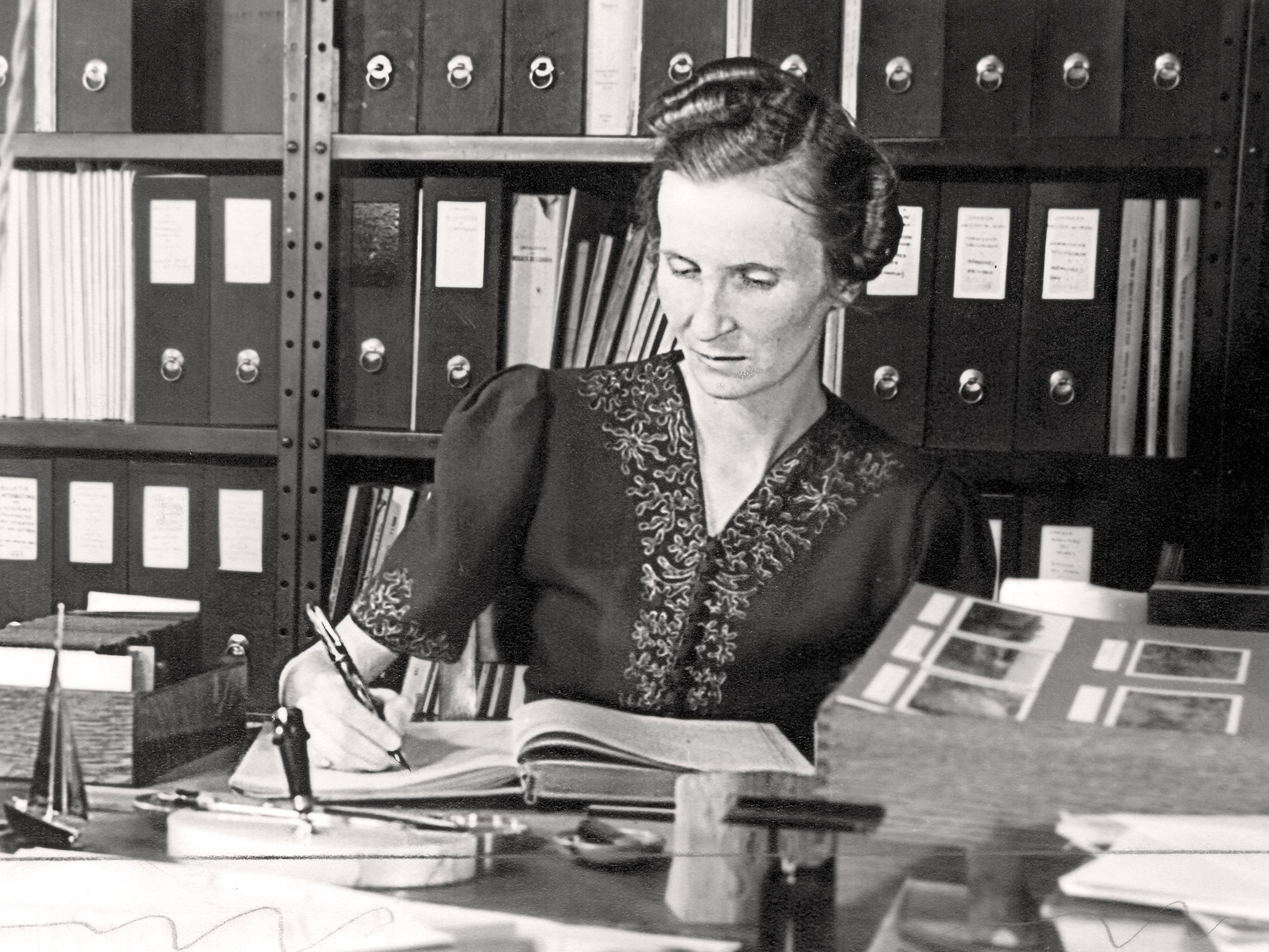 Marcelle Gauvreau à l’Institut botanique (1939)