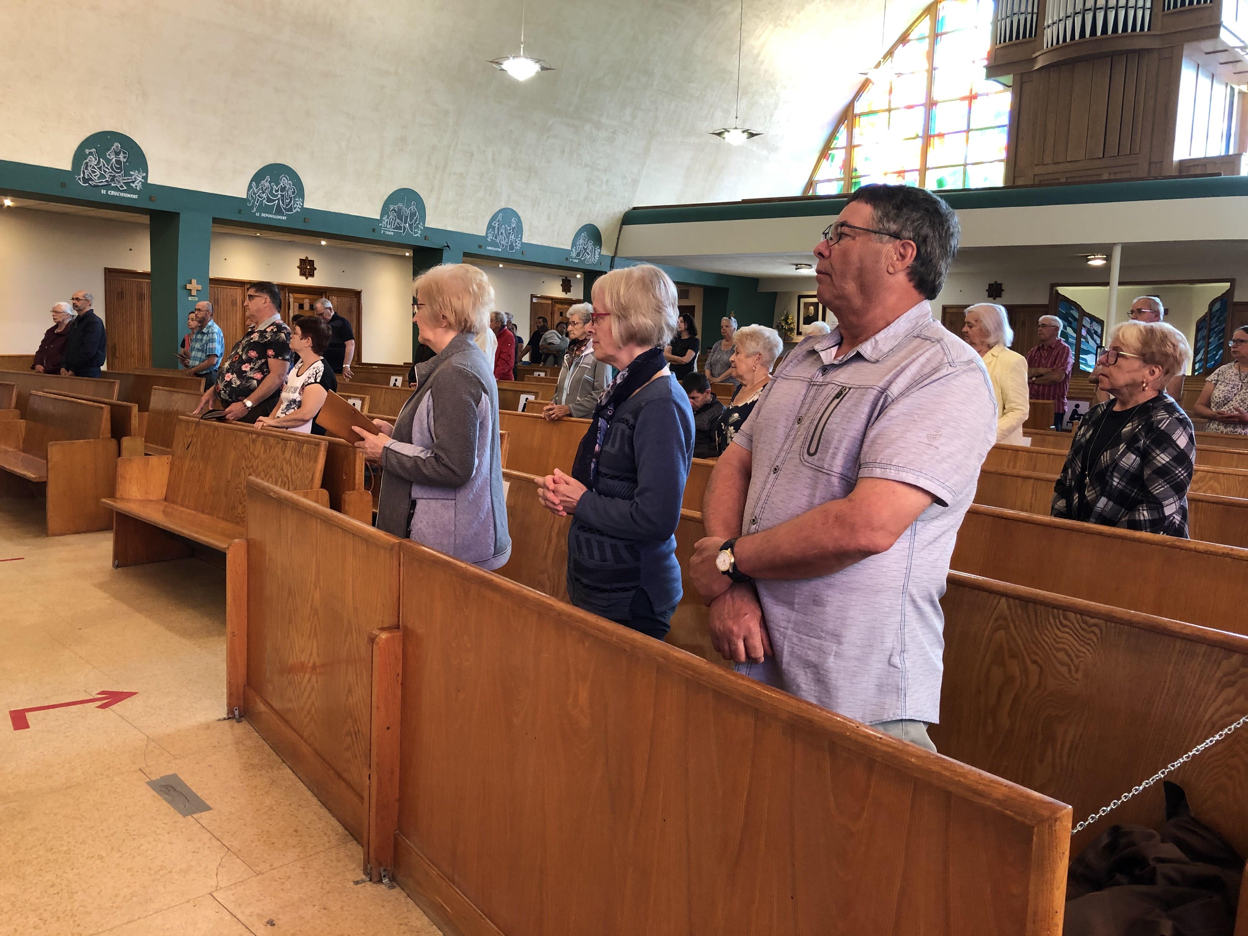 Une première messe à l'Ermitage Saint-Antoine 