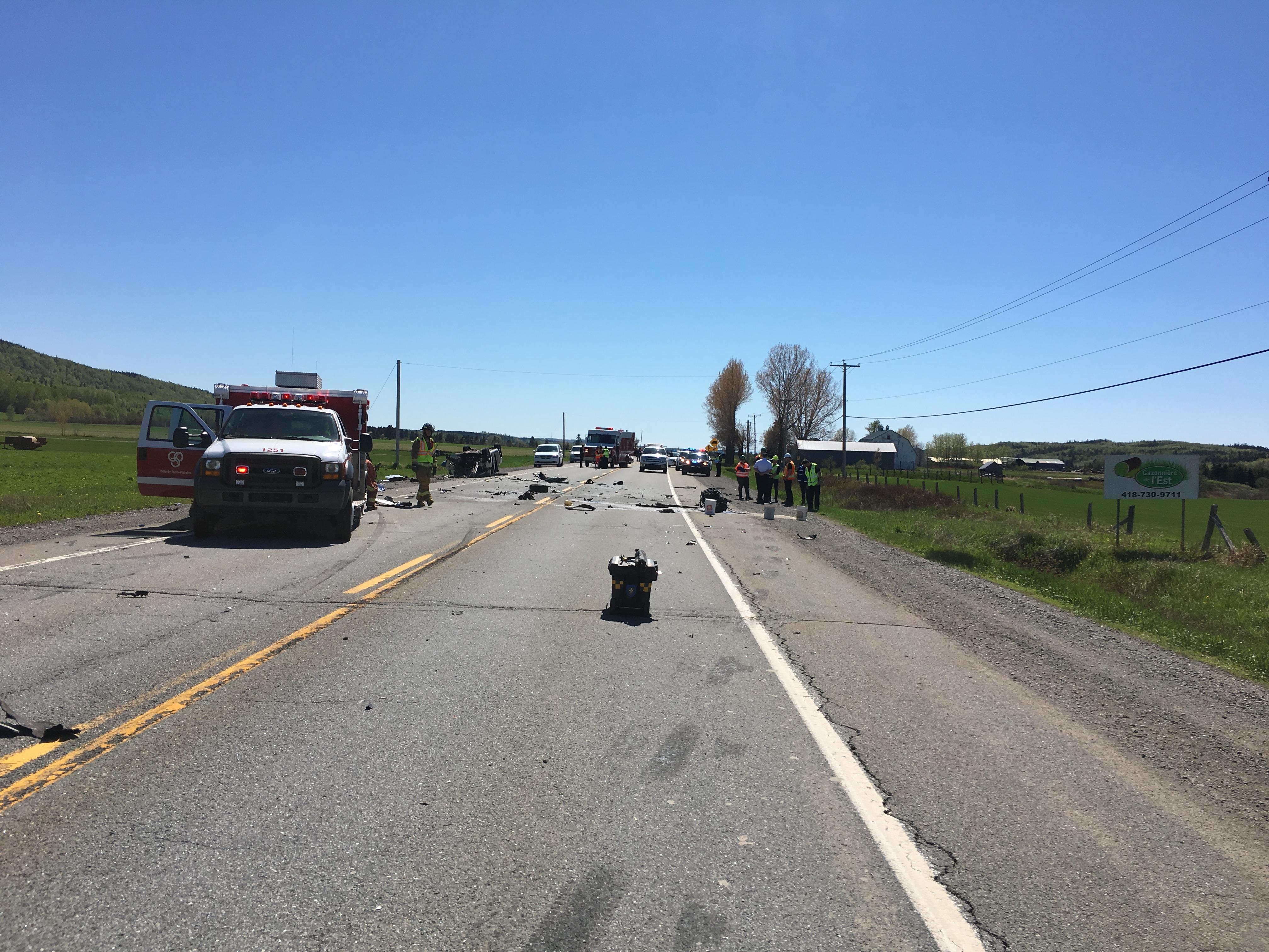 Accident Mortel Sur La Route 132 à Saint Simon Ici Radio Canadaca