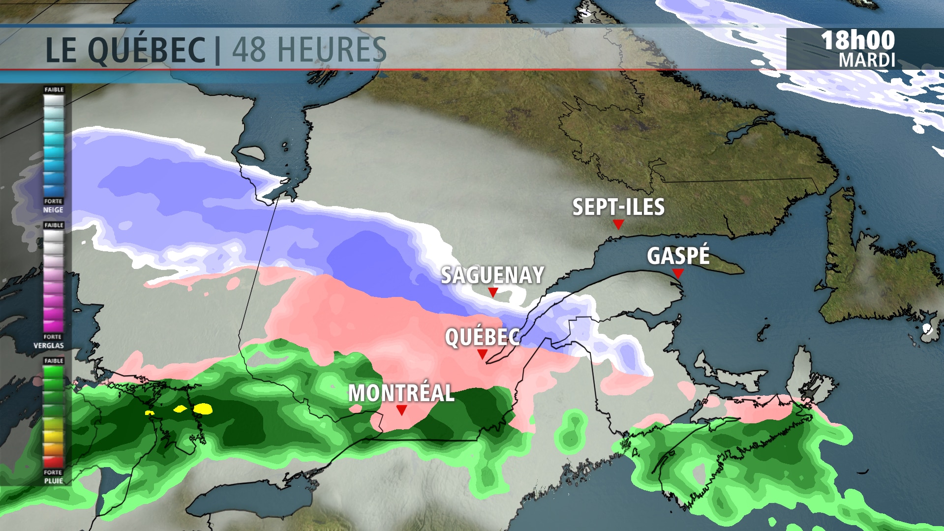 Long épisode de pluie verglaçante mardi à Québec RadioCanada.ca