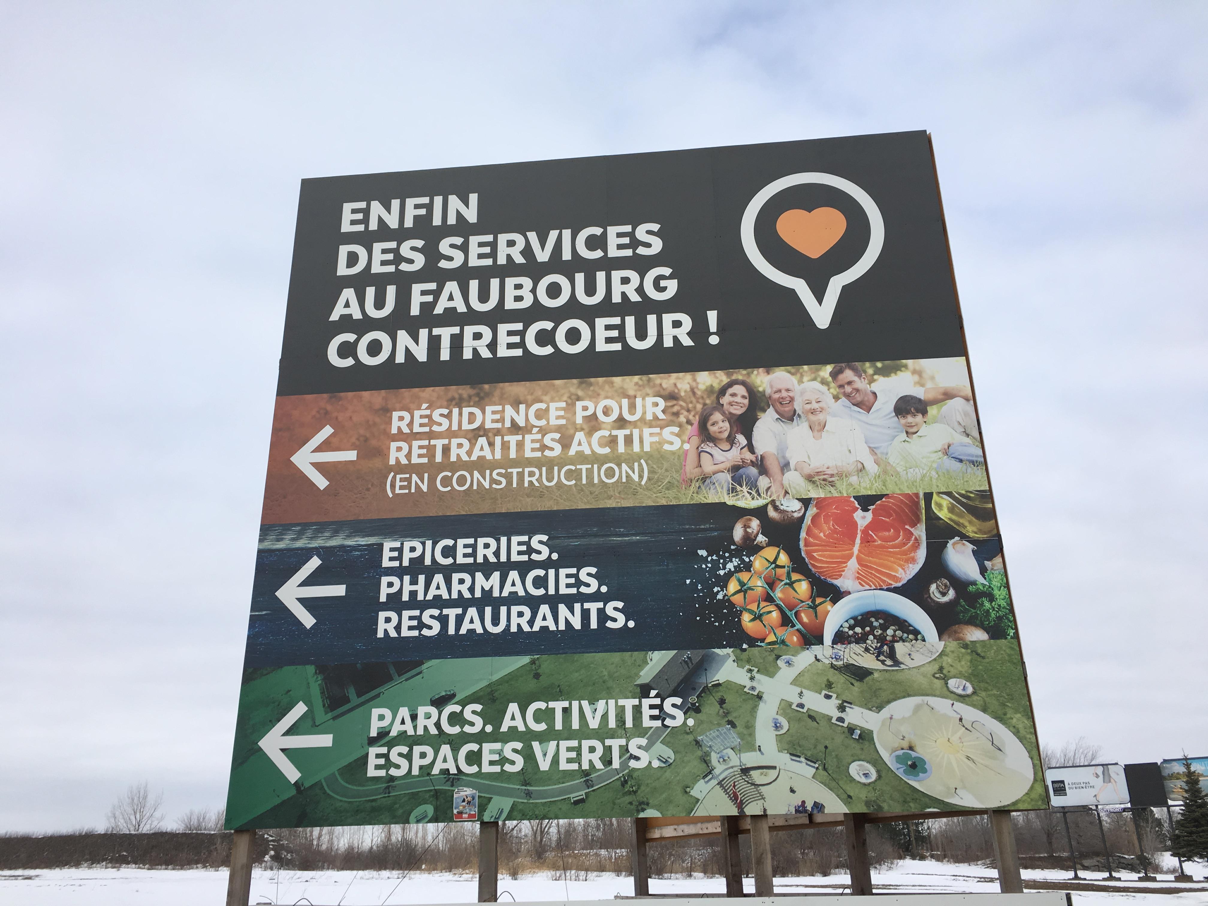 À quoi ressemble le Faubourg Contrecoeur aujourd'hui? RadioCanada.ca