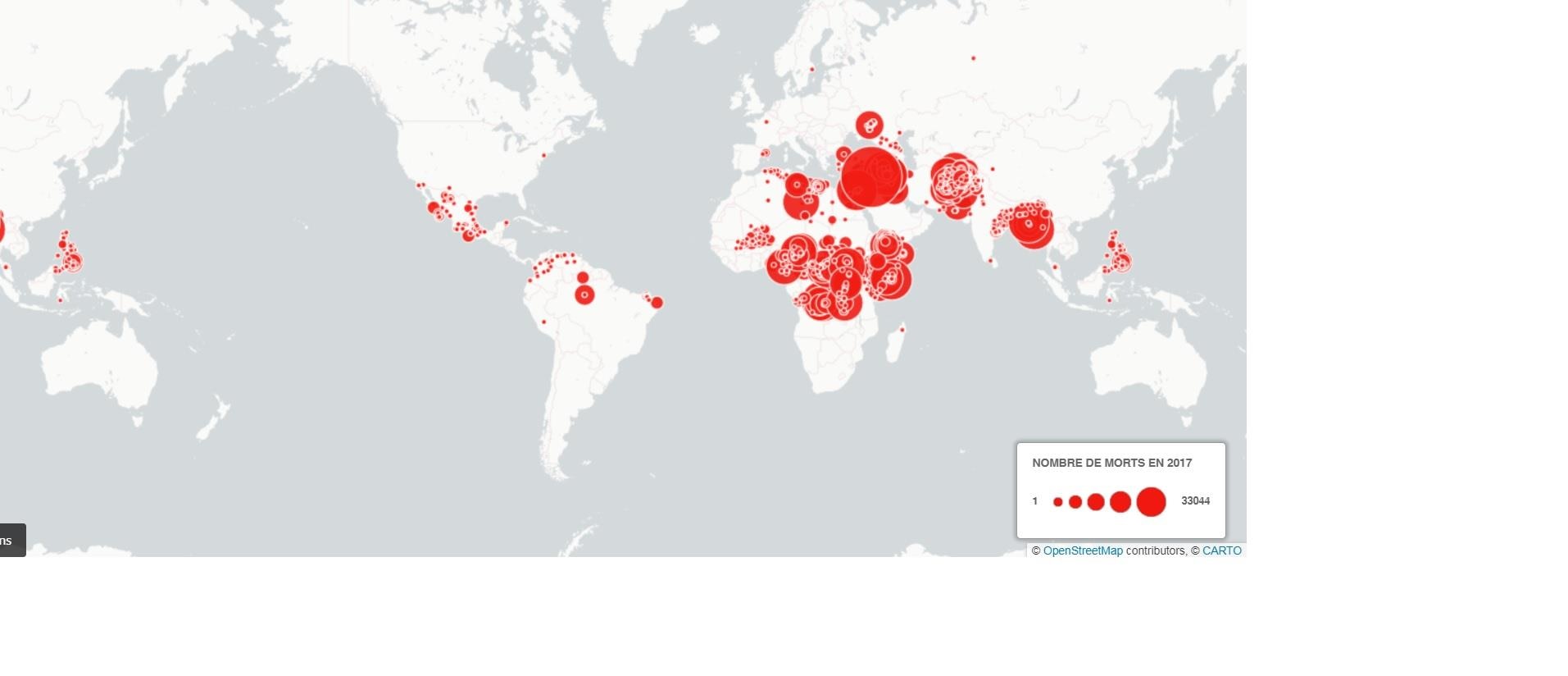 conflits dans le monde carte Où la guerre fait elle rage dans le monde? | Les cartes week end 