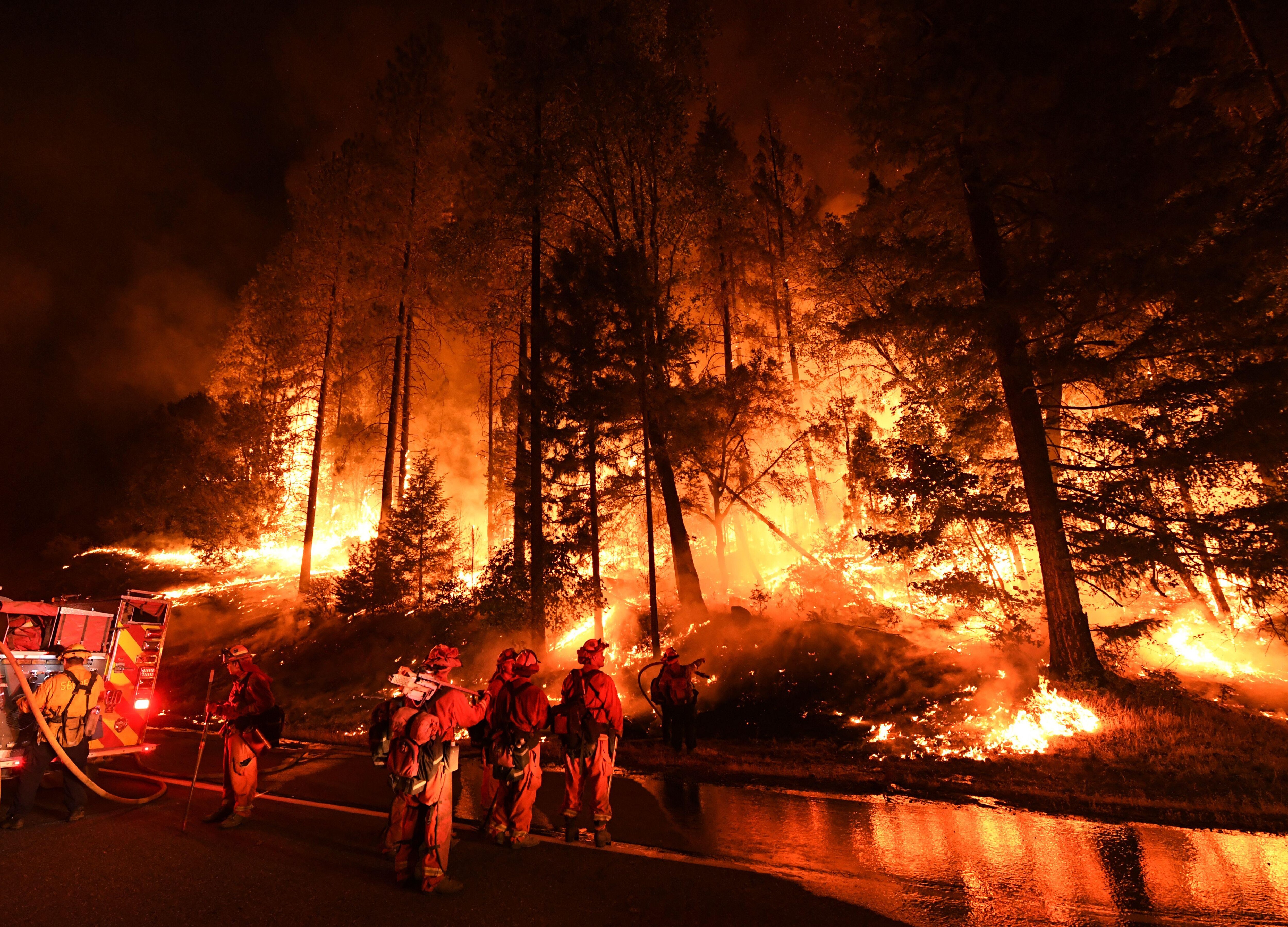 Comment Battre Le Geant De Feu Timides progrès dans la lutte contre le feu de forêt géant en