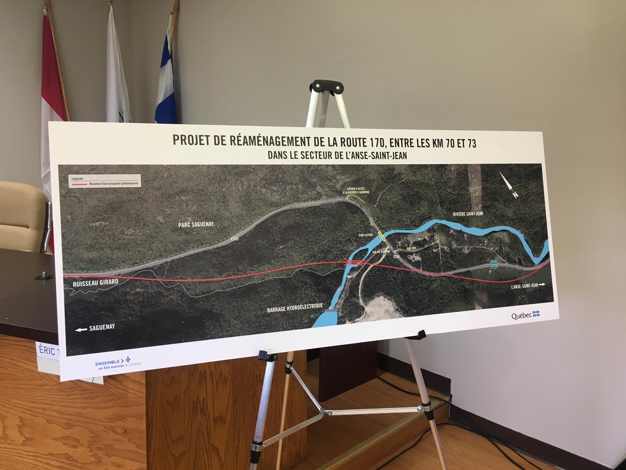 Serge Simard veut accélérer le réaménagement de la route 170 ...
