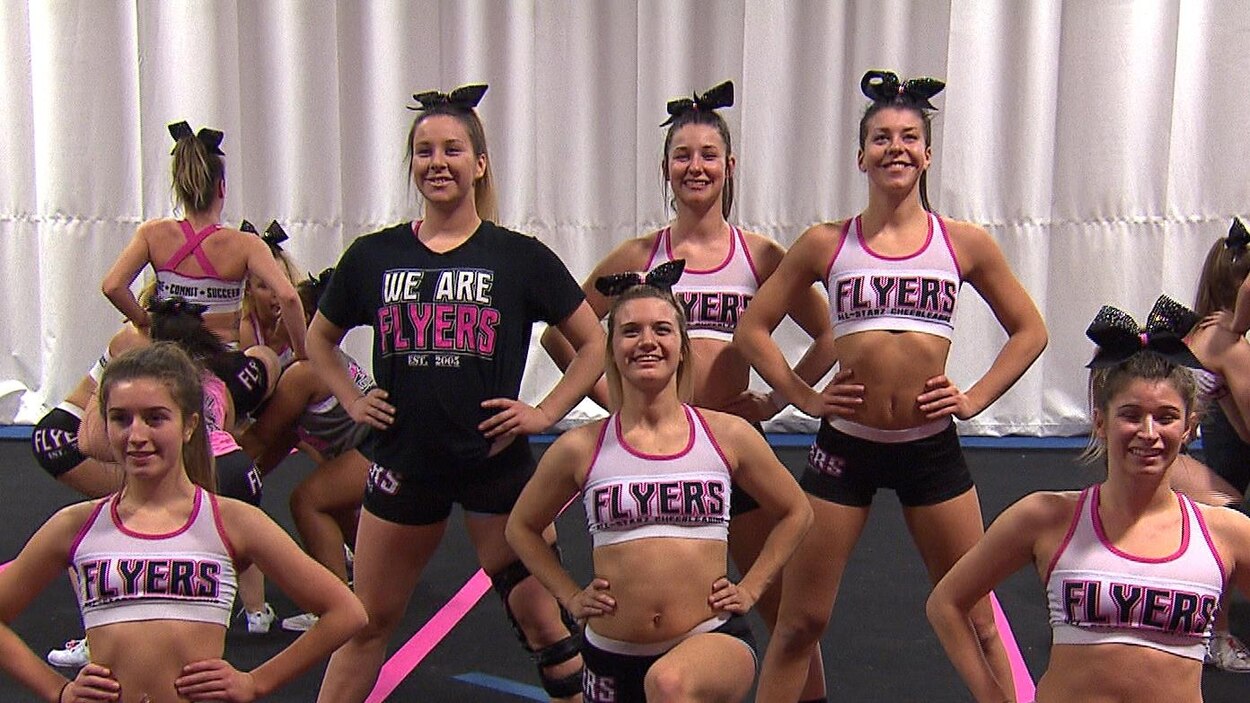 Les Flyers AllStarz de Montréal, une équipe de cheerleading aux Jeux