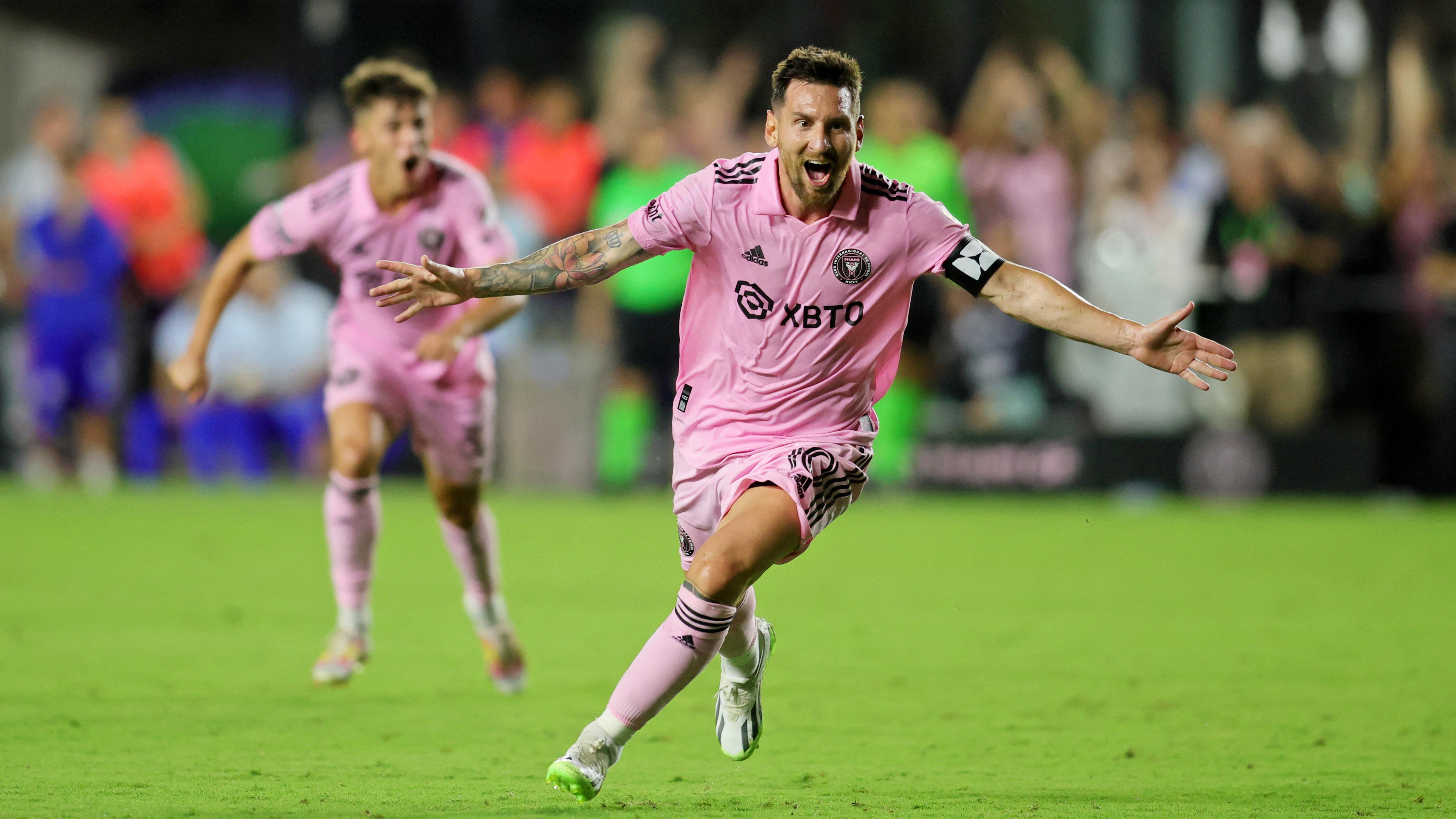 Messi offre la victoire à Miami à son premier match avec l’Inter ...