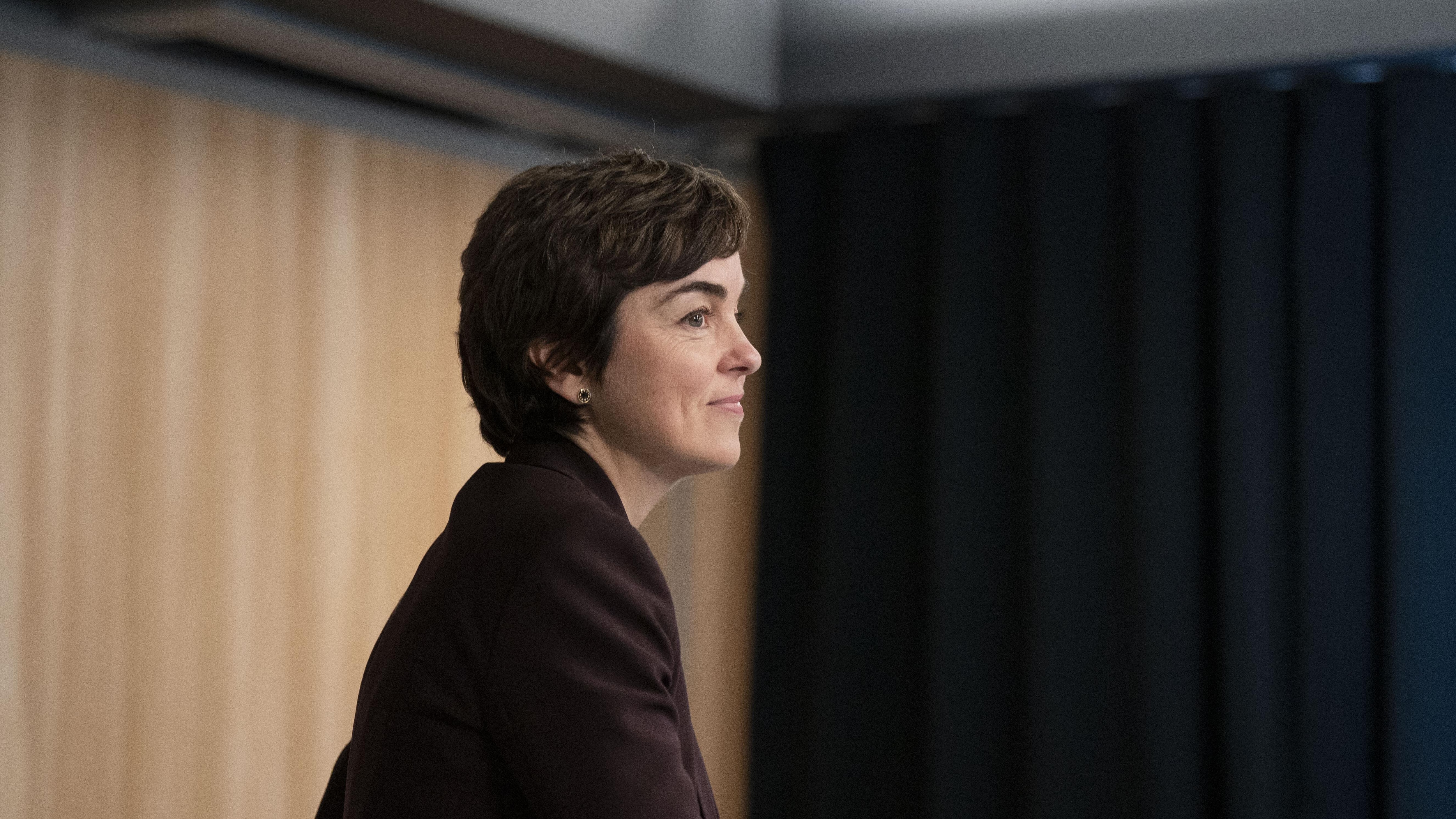 Christine Fréchette de passage à Magog