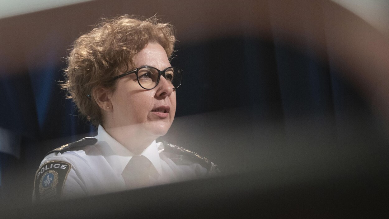 Sophie Roy, nouvelle directrice générale du SPVM, confiante devant les ...