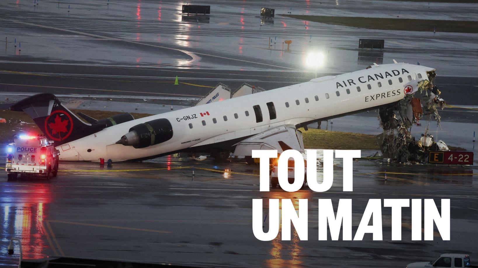 Accident d’un avion d’Air Canada à New York : la fatigue et un manque de communication seraient en cause